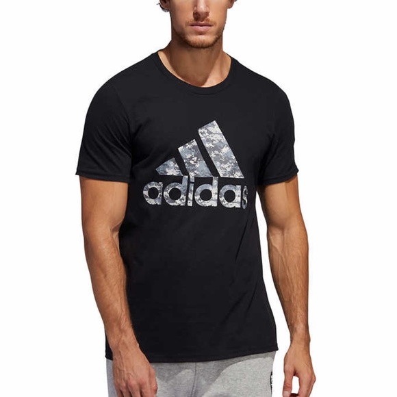 Adidas Men's Graphic T-Shirt Tee - Black - Picture 5 of 8